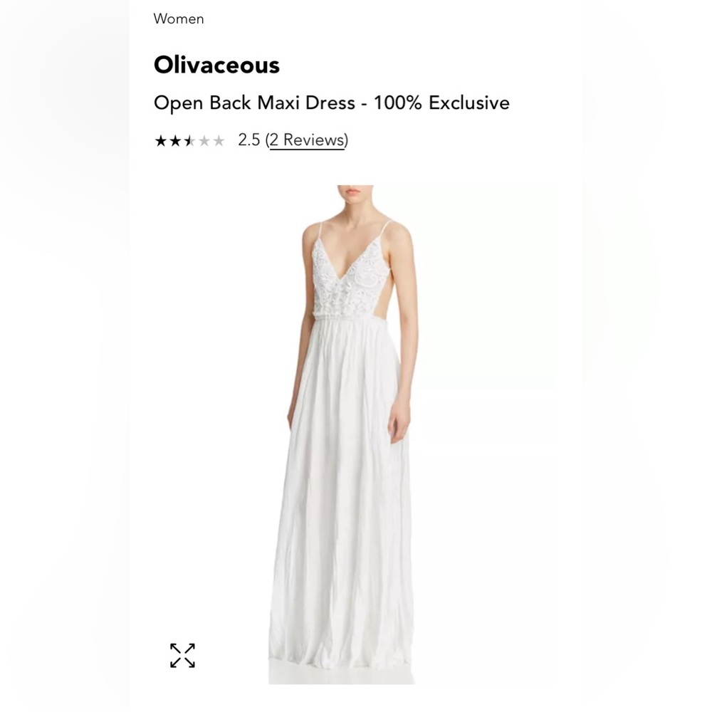 Oliviaeous low back maxi dress
